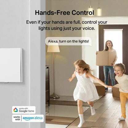 Tapo Smart Light Switch Gang 1 Way, Remote Control
