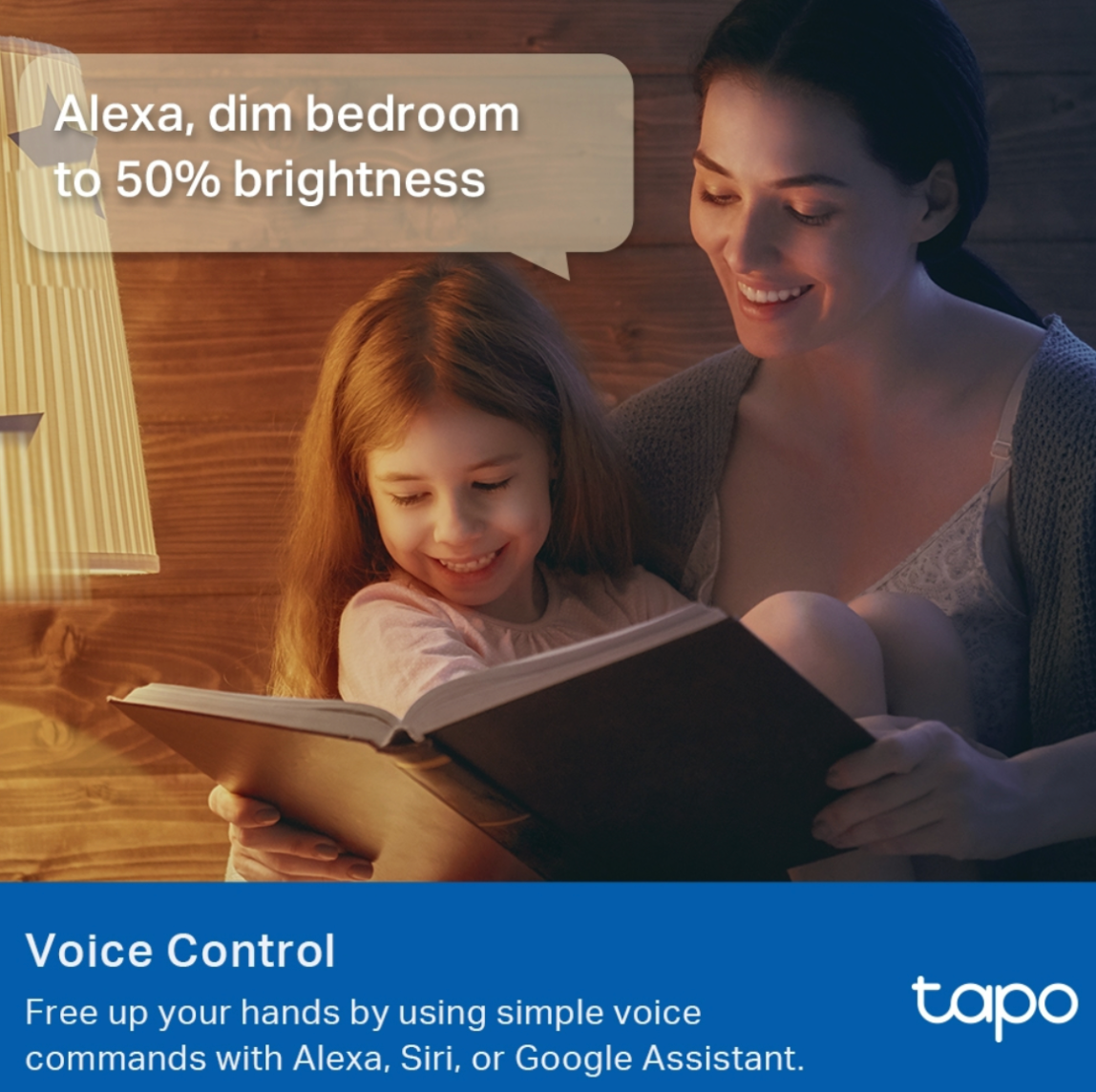 Tapo Smart WiFi Light Bulb, Multicolor